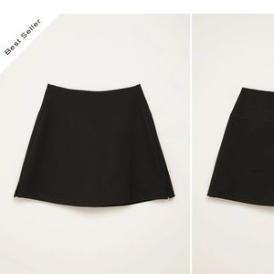 The skort. Girlfriend collective. Black. Large.